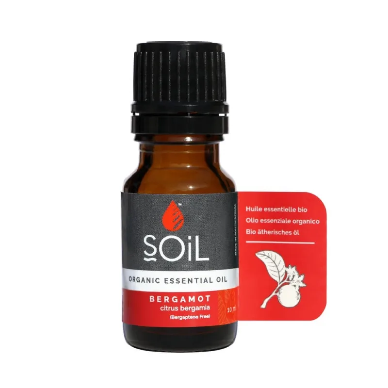 Ulei Esențial Bergamota Pur 100% Organic, 10 ml, SOiL — preț și oferte