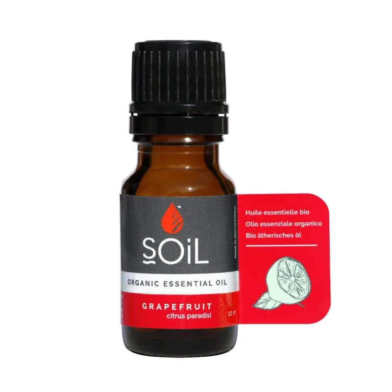 Ulei Esențial Grapefruit Pur 100% Organic, 10 ml, SOiL — preț și oferte