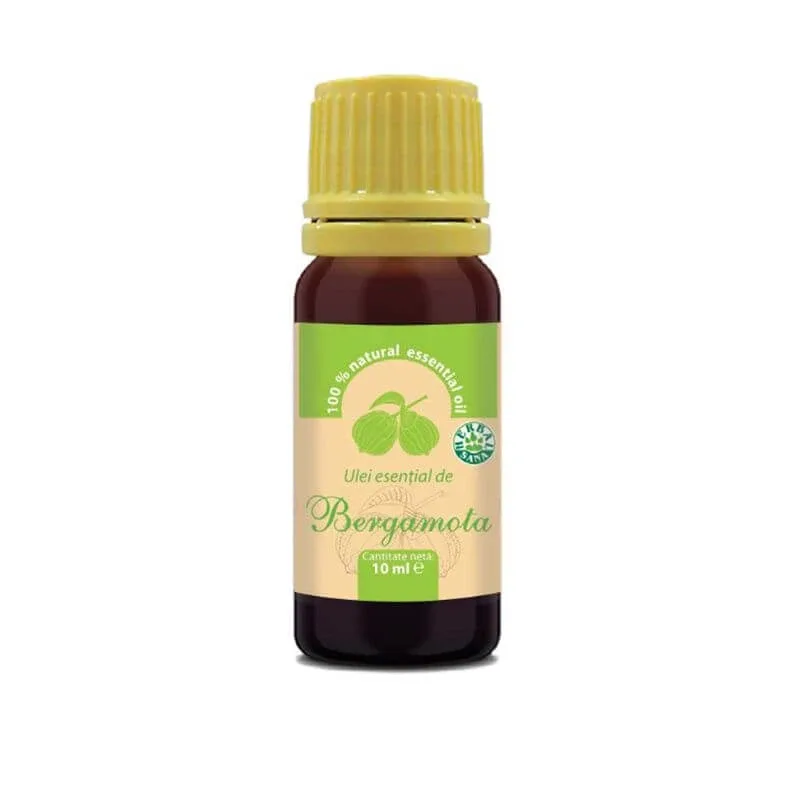 Ulei esential de bergamota 100% pur, 10 ml, Herbavit — preț și oferte