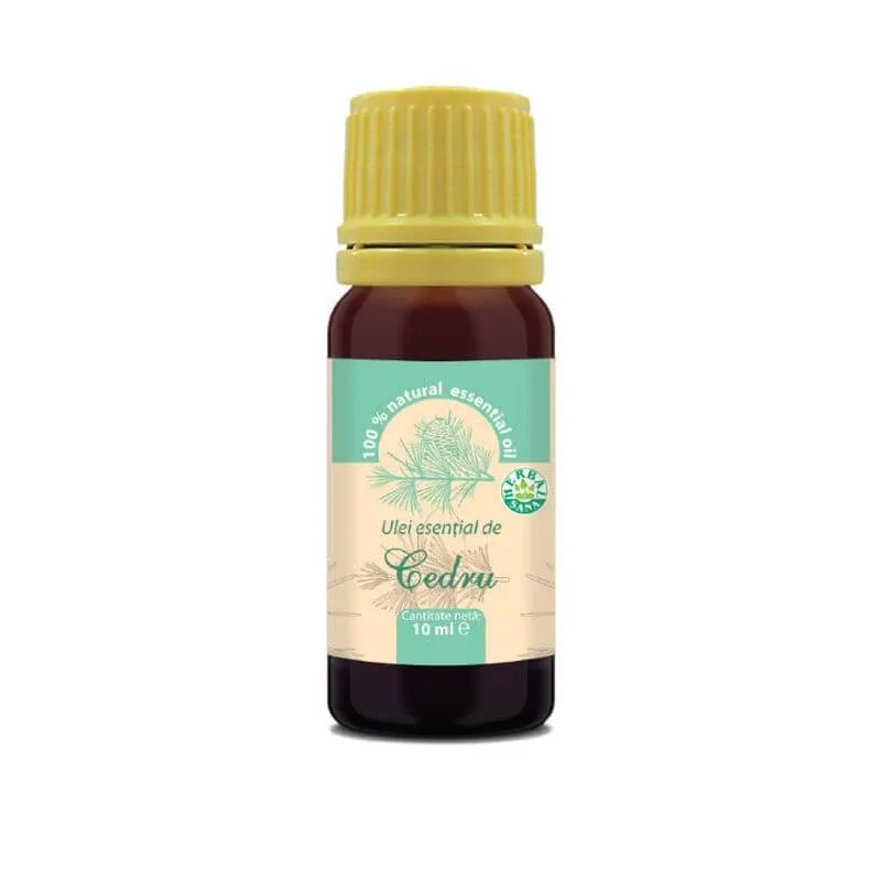 Ulei esenţial de cedru 100% pur, 10 ml, Herbavit — preț și oferte