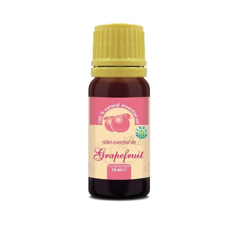 Ulei esenţial de grapefruit 100% pur, 10 ml, Herbavit — preț și oferte