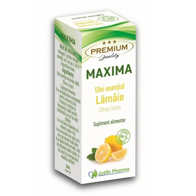 Ulei esential de Lamaie Maxima, 10 ml, Justin Pharma — preț și oferte