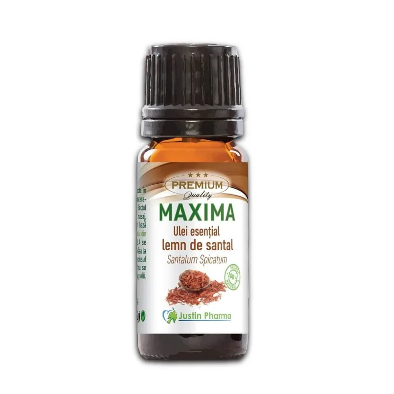 Ulei esential de lemn de santal, 10 ml, Justin Pharma — preț și oferte