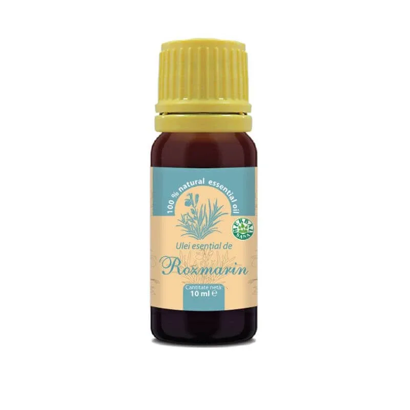 Ulei esențial de rozmarin 100% pur, 10 ml, Herbavit  — preț și oferte