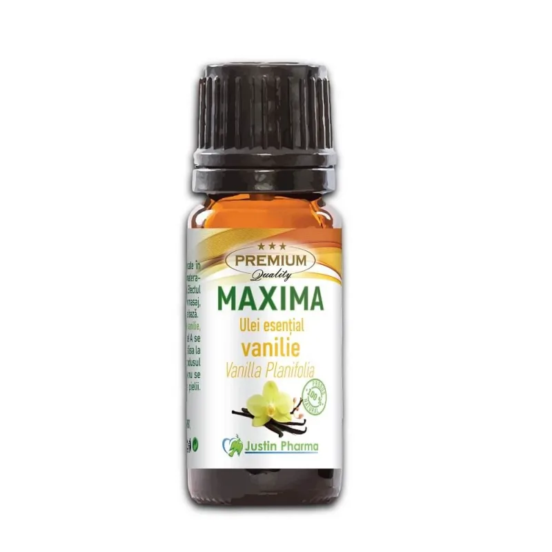 Ulei esential de vanilie, 10 ml, Justin Pharma — preț și oferte