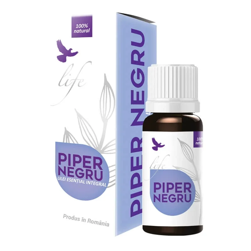 Ulei volatil de Piper Negru, 10 ml, Dvr Pharma — preț și oferte