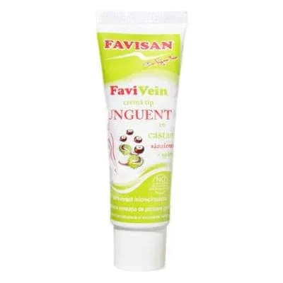 Unguent cu castan Favivein, 50 ml, Favisan — preț și oferte