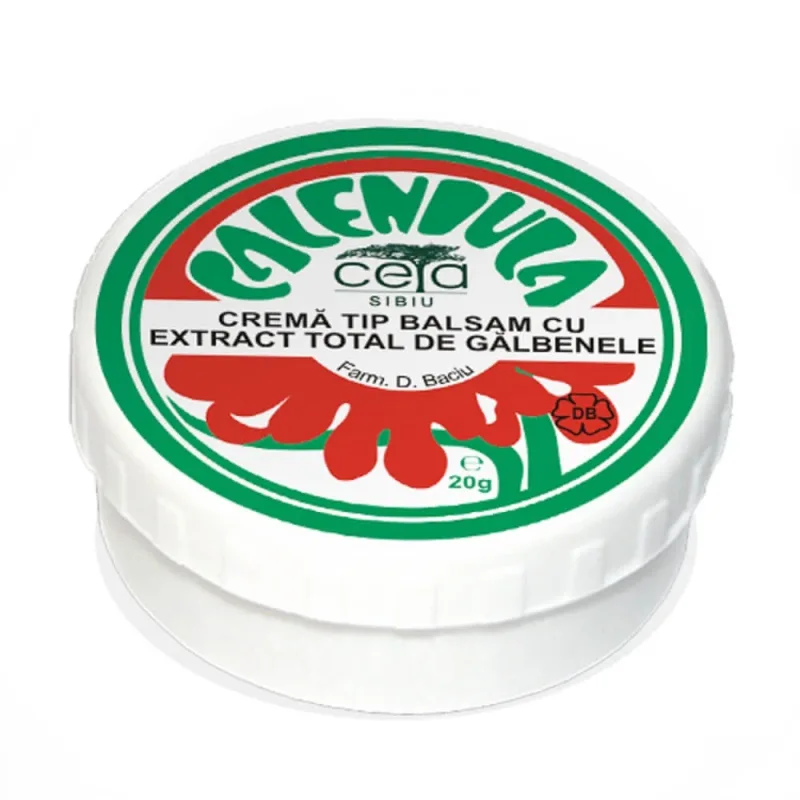 Unguent cu extract total de galbenele, 20 g, Ceta Sibiu — preț și oferte
