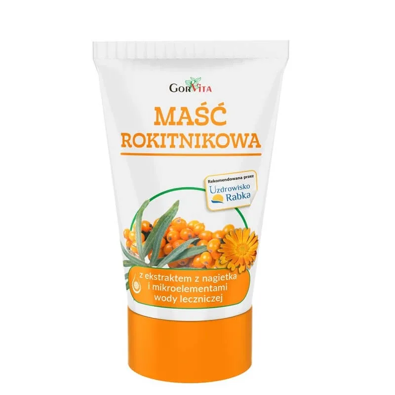 Unguent cu ulei de cătină și extract de galbenele, 135 ml, GorVita — preț și oferte