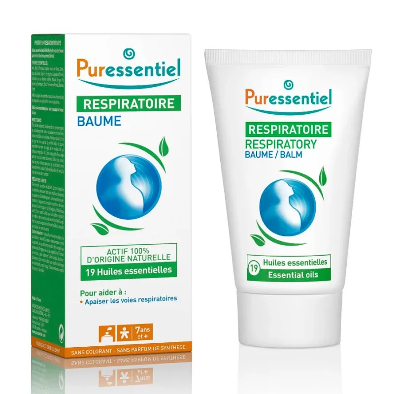 Unguent pentru calmarea căilor nazale cu 19 uleiuri esențiale, 50 ml, Puressentiel — preț și oferte