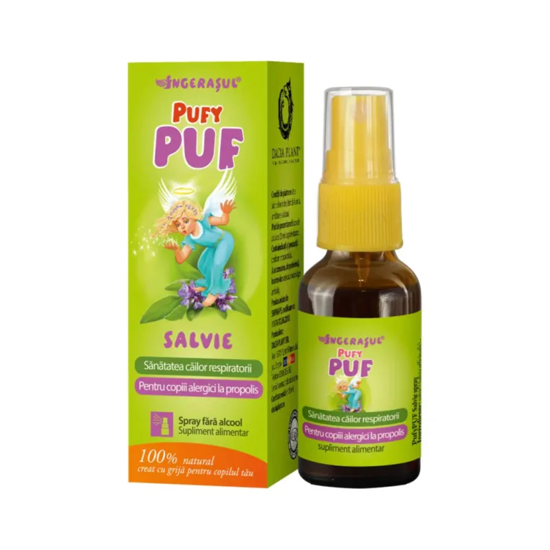 Spray cu Salvie PufyPuf, 20 ml, Dacia Plant — preț și oferte