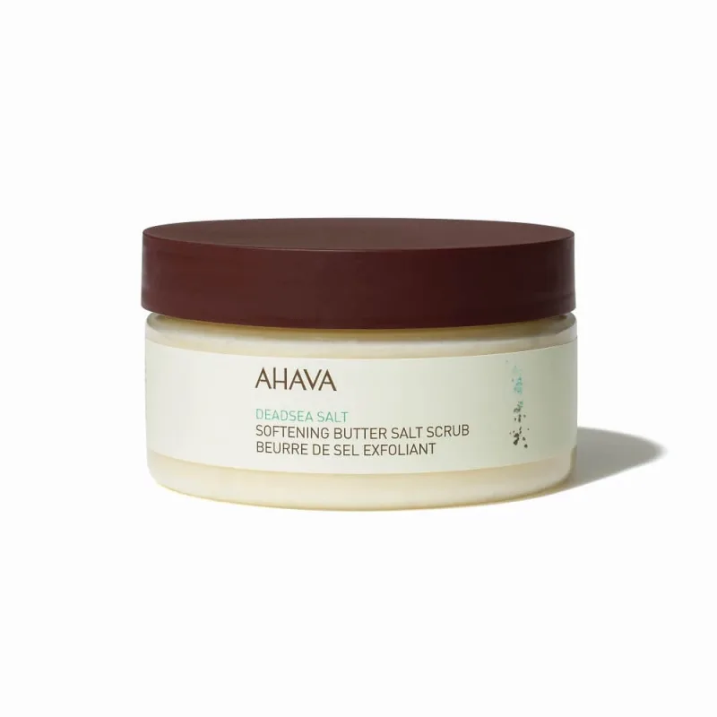 Unt de corp exfoliant cu sare de la Marea Moarta Deadsea Treat 86015165, 220 g, Ahava — preț și oferte