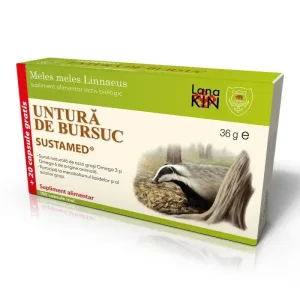Untură de bursuc, 100 + 20 capsule, Sustamed