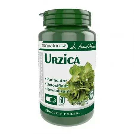 Urzică, 60 capsule, Pro Natura — preț și oferte