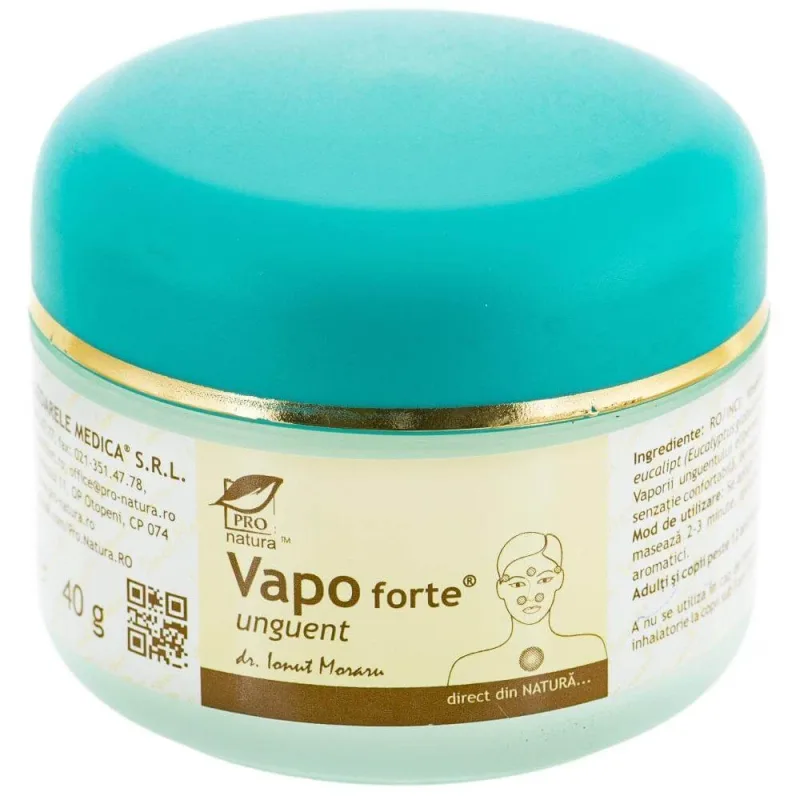 Vapo Forte unguent, 40 g, Pro Natura — preț și oferte