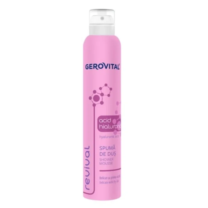Spuma de dus cu acid hialuronic, 200 ml, Gerovital FARMEC — preț și oferte