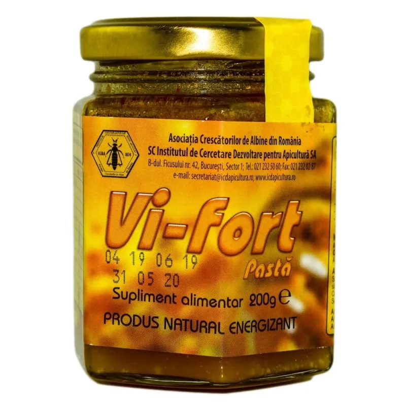 Vi-Fort Pasta, 200 g, Icd Apicultura — preț și oferte