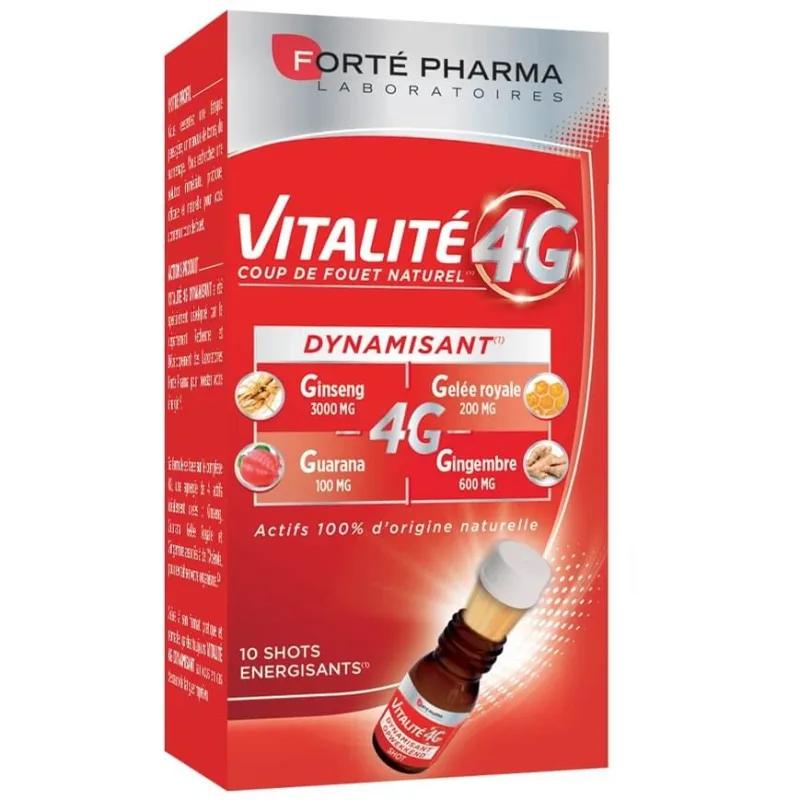Vitalite 4G, 10 shoturi, Forte Pharma — preț și oferte