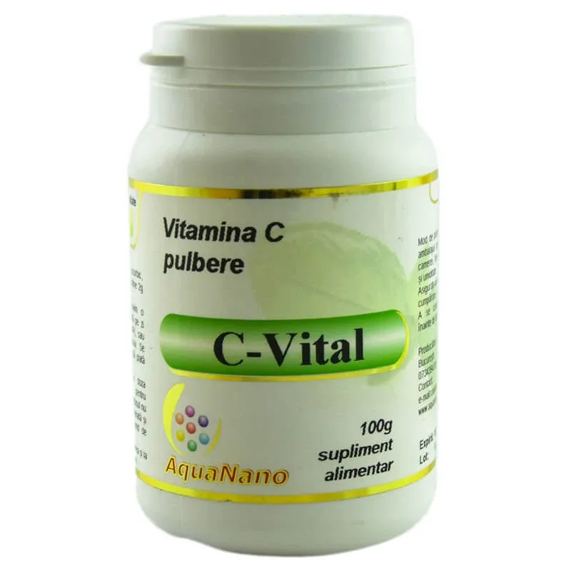 Vitamina C naturala C Vital, 100g, Anghoras Invest Sc Aghoras Invent — preț și oferte