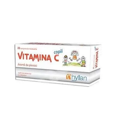 Vitamina C pentru copii, 20 comprimate, Hyllan HYLLAN PHARMA — preț și oferte