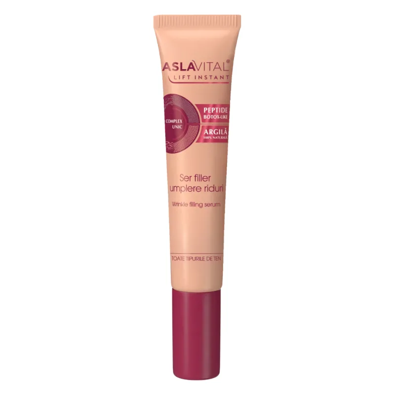 Ser filler pentru umplere riduri Lift Instant, 15ml, AslaVital FARMEC — preț și oferte