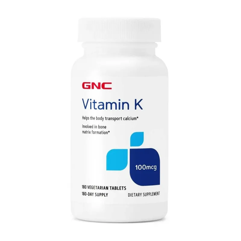 Vitamina K 100 mcg (099022), 180 tablete, Gnc — preț și oferte