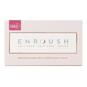 Absorbante zilnice din bumbac organic Ultra Thin, 24 bucati, Enroush