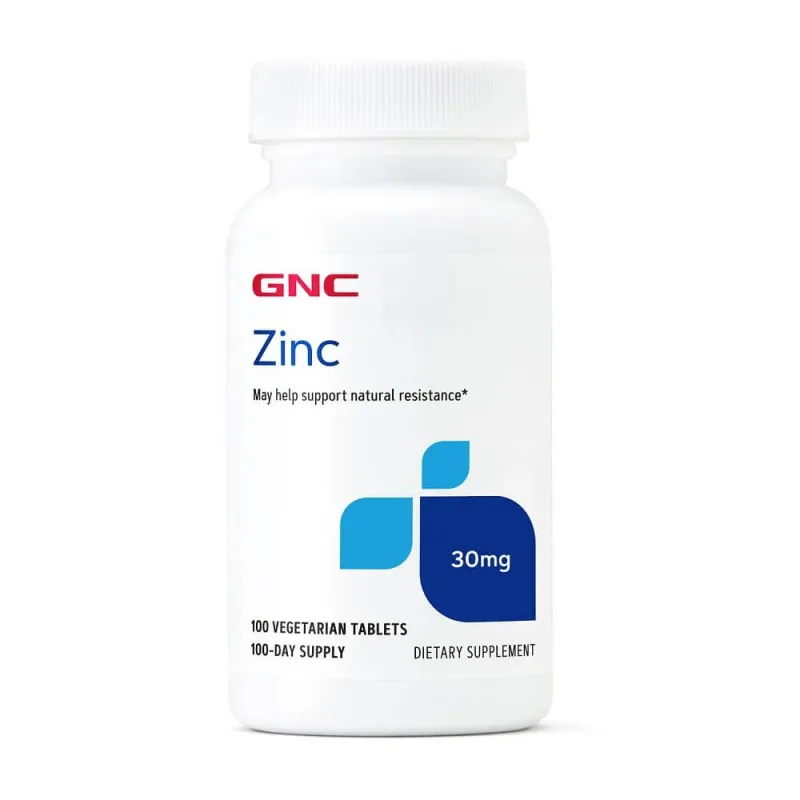 Zinc 30 mg (255414), 100 tablete, Gnc — preț și oferte