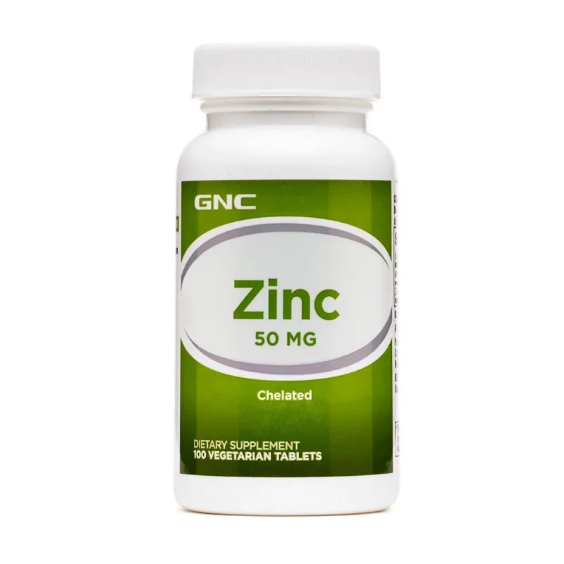 Zinc Chelat 50 mg (253920), 100 tabete, GNC — preț și oferte