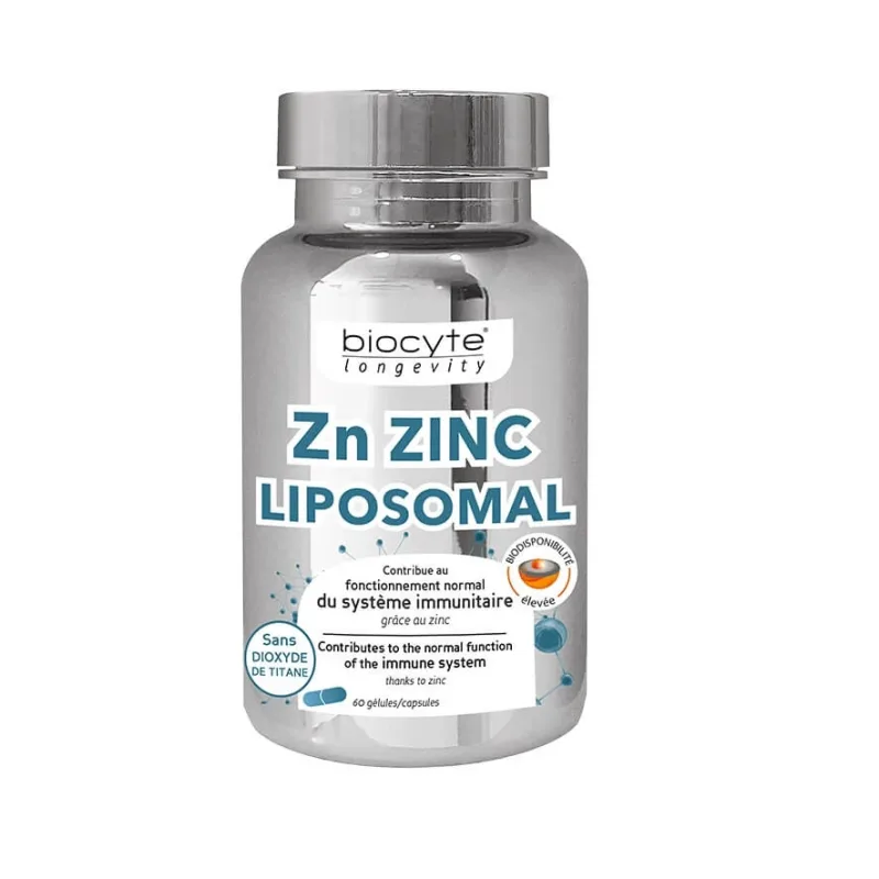 Zn Zinc Lipozomal, 60 capsule, Biocyte — preț și oferte