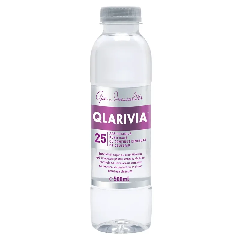 Apa cu continut redus de deuteriu Qlarivia 25 ppm, 500 ml, Mecro System — preț și oferte