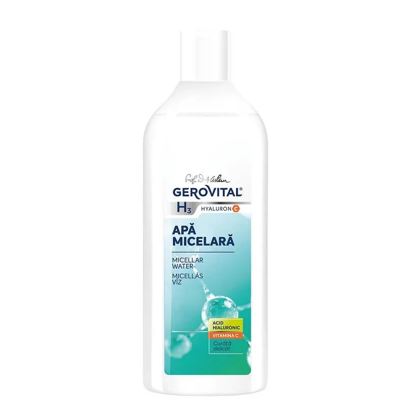 Apa micelara Georovital H3 Hyaluron, 400 ml, Farmec Gerovital — preț și oferte