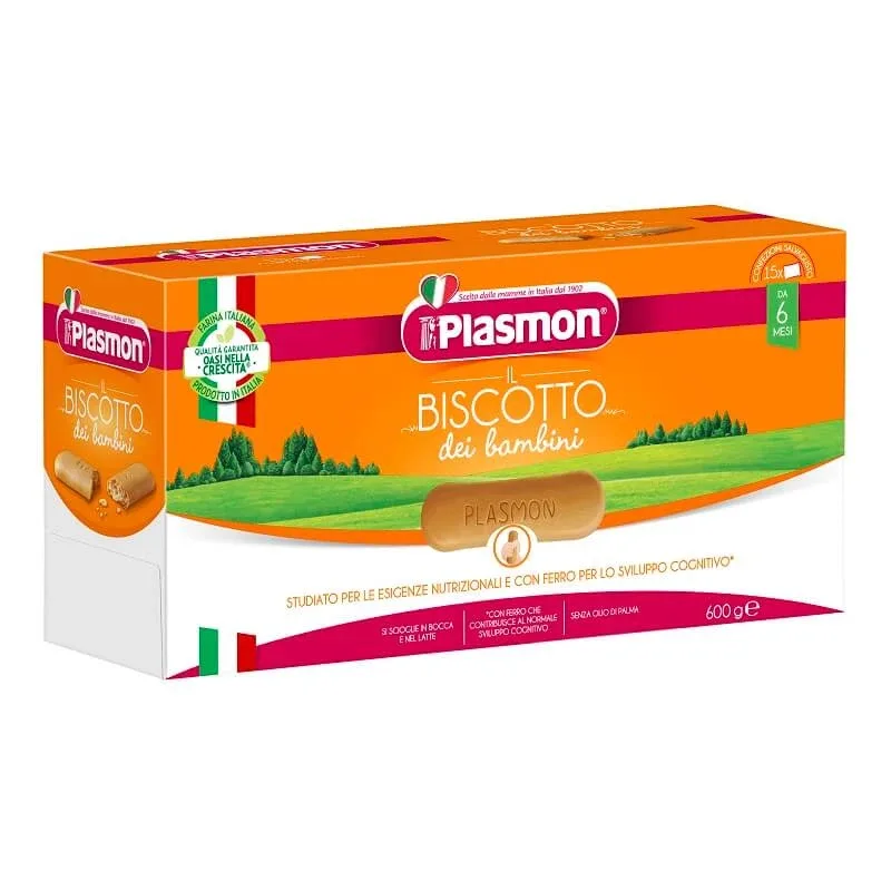 Biscuiti cu vitamine +6luni, 600g, Plasmon — preț și oferte