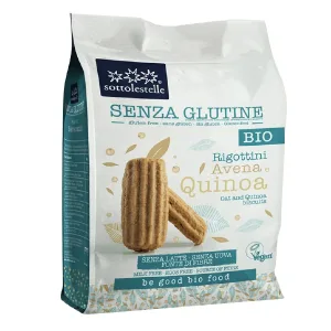 Biscuiti vegani fara gluten cu ovaz si quinoa eco, 250 g, Sottolestelle