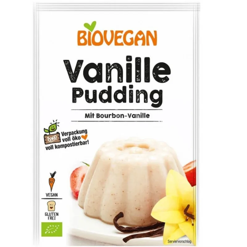 Budinca de vanilie, Bio, 33g, Biovegan — preț și oferte