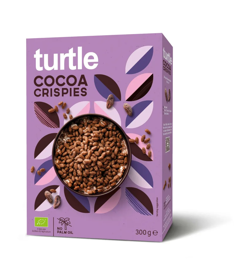 Cereale eco de orez crocante cu cacao, 300g, Turtle — preț și oferte