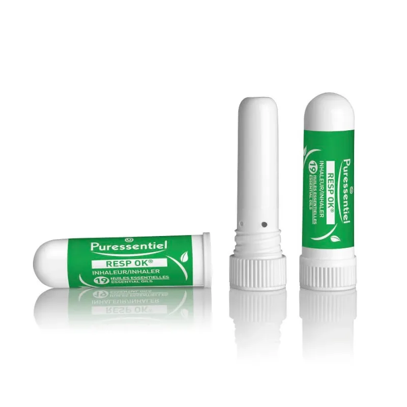 Inhalator nazal pentru decongestionarea respirației cu 19 uleiuri esențiale, 1 ml, Puressentiel — preț și oferte