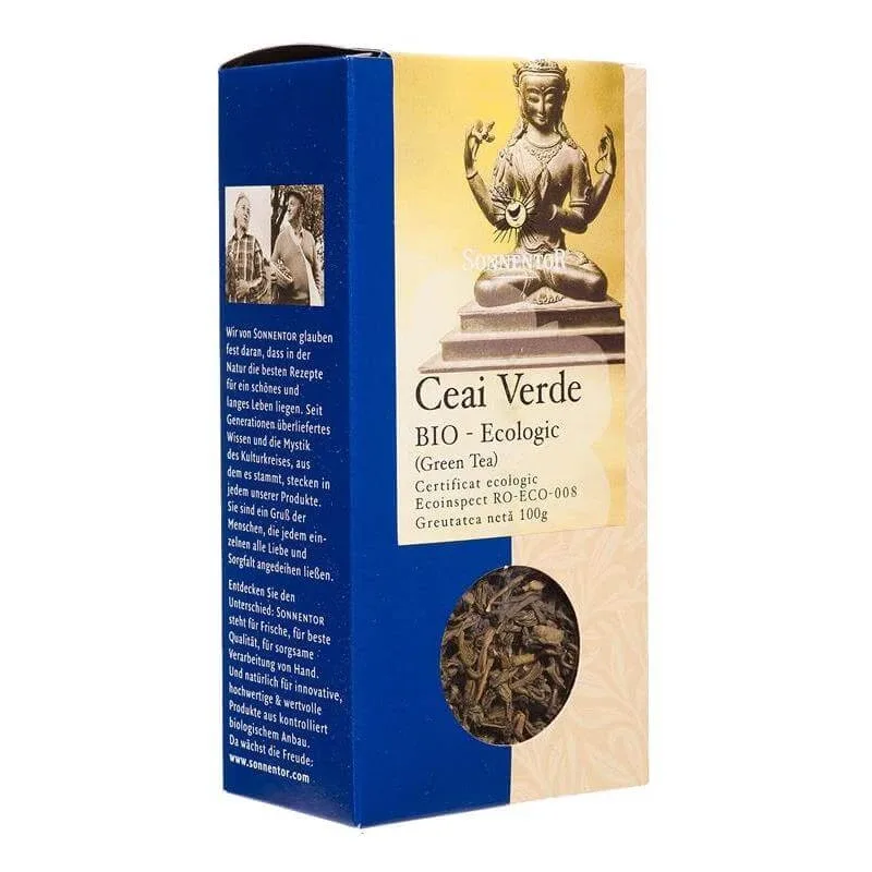 Ceai Verde Bio, 100 g, Sonnentor — preț și oferte