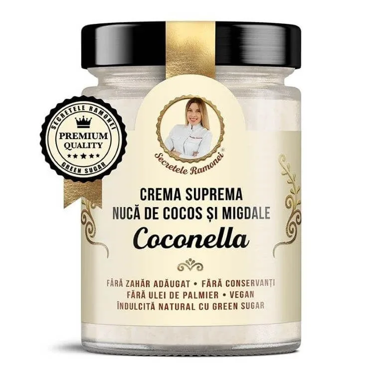 Crema cu nuca de cocos, Coconella, Secretele Ramonei, 350g, Remedia — preț și oferte