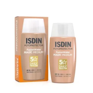 Isdin Fusion Water Color Fotoprotector crema de protectie solara pentru fata cu SPF 50  50 ml