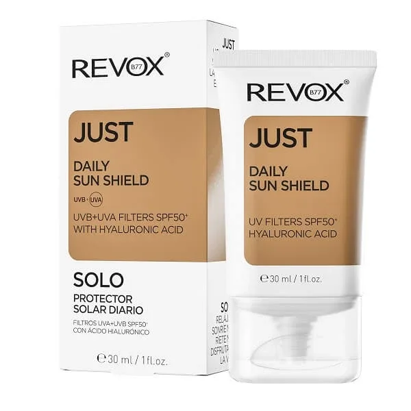 Cremă de zi pentru protecție solară cu acid hialuronic SPF 50, 30 ml, Revox  — preț și oferte