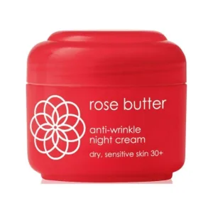 Crema antirid de noapte cu unt de trandafir Bio, 50 ml, Ziaja