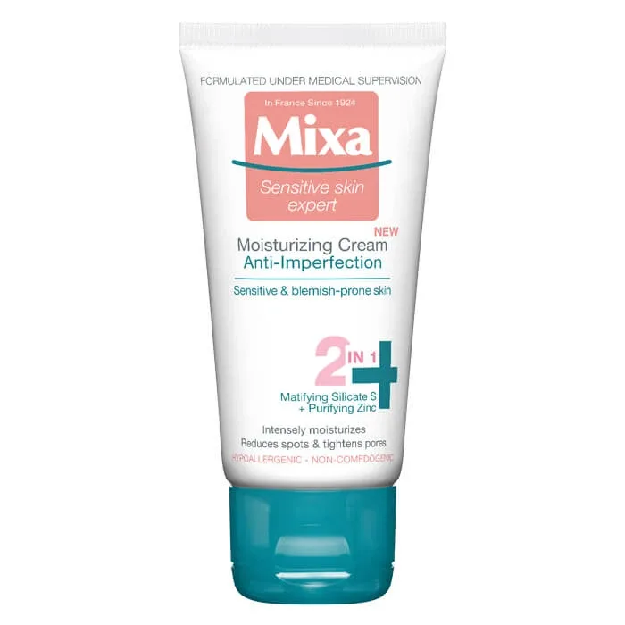 Crema hidratanta 2 in 1 anti-imperfectiuni, 50 ml, Mixa — preț și oferte