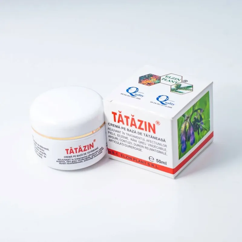 Crema pe baza de tataneasa, Tatazin, 50 ml, Elzin Plant — preț și oferte