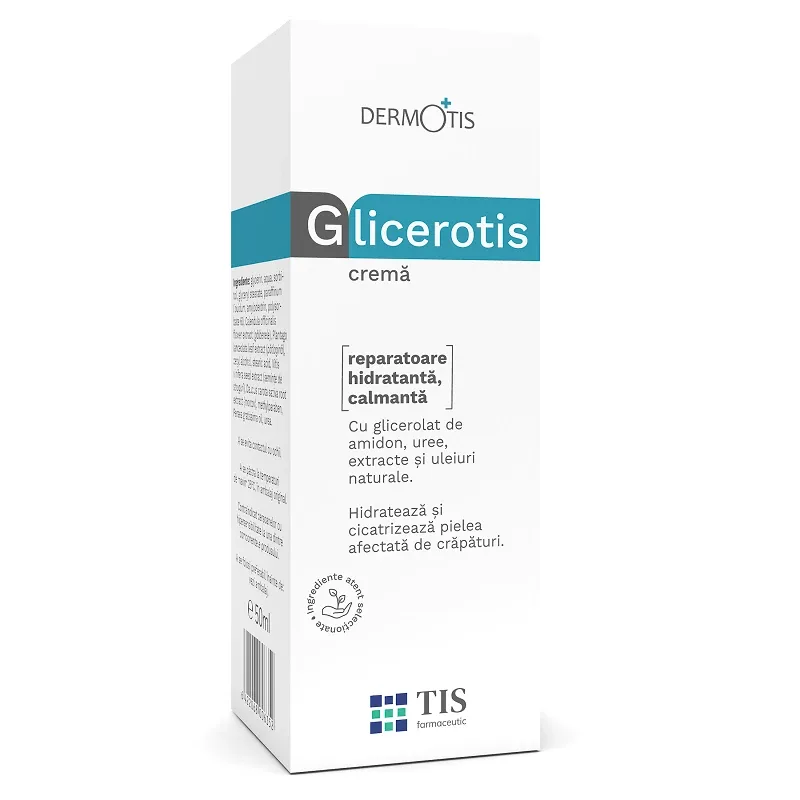 Cremă reparătoare, hidratanta și calmanta GliceroTis, 50 ml, Tis Farmaceutic — preț și oferte