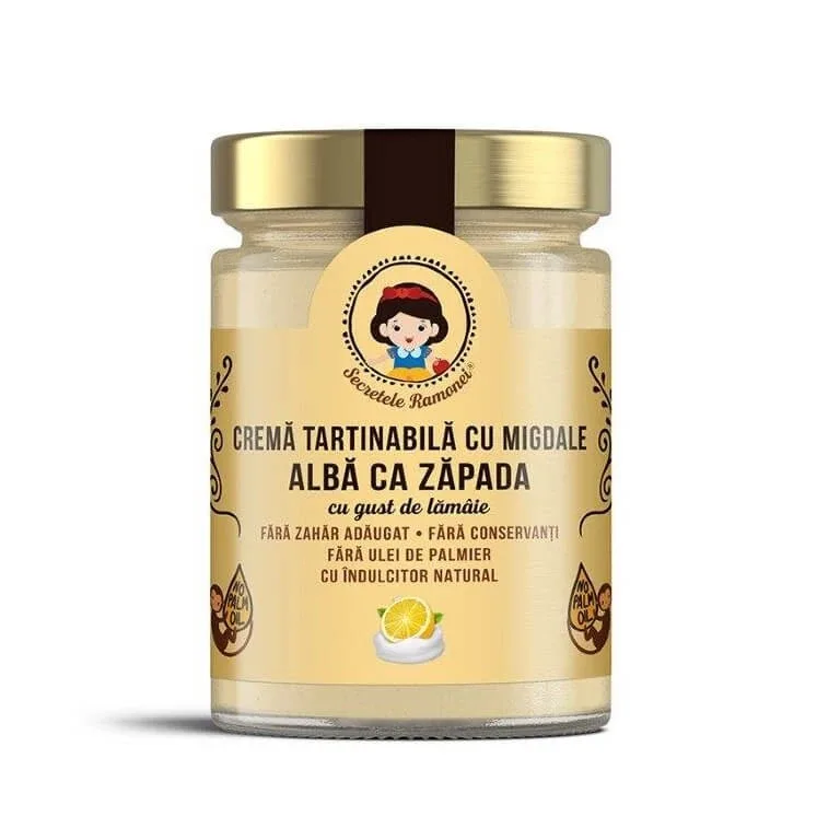 Crema tartinabila Alba ca Zapada, Secretele Ramonei, 350g, Remedia — preț și oferte