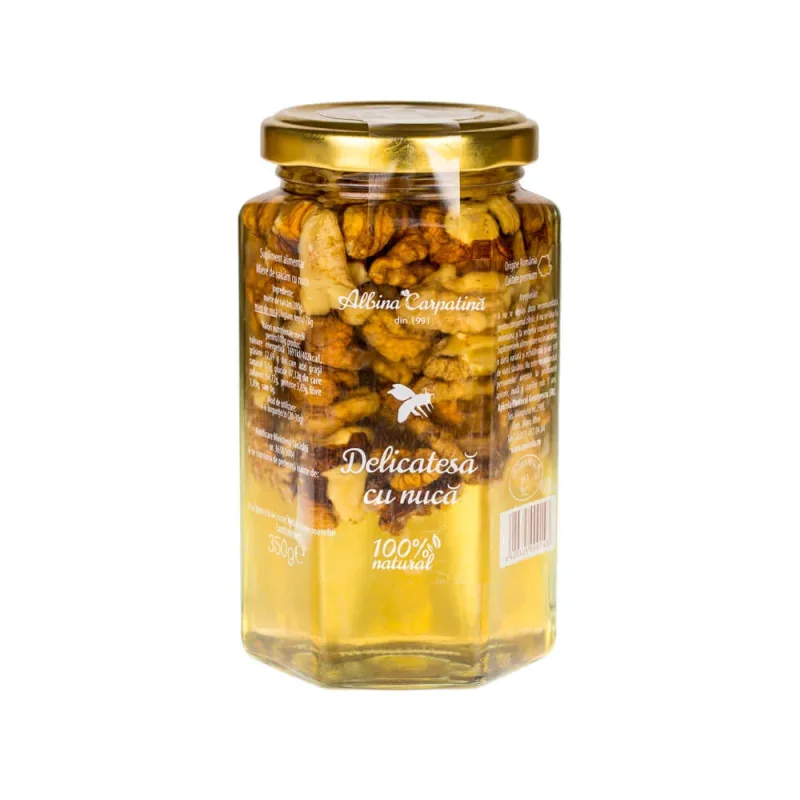 Delicatesa cu nuca Albina Carpatina, 360 g, Apicola — preț și oferte