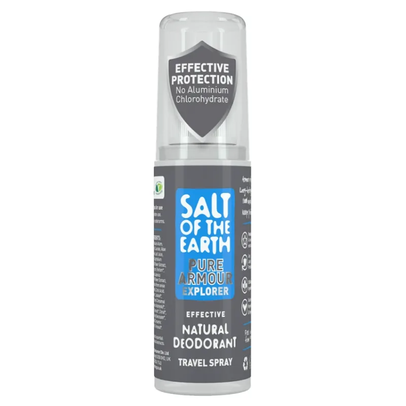 Deodorant spray pentru barbati Salt Of The Earth Pure Armour Explorer, 100 ml, Crystal Spring — preț și oferte
