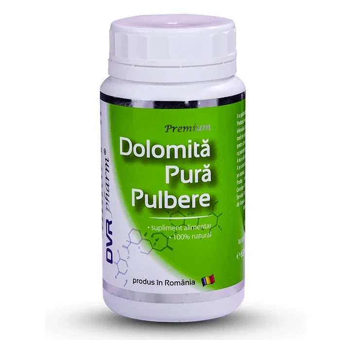 Dolomita pura pulbere, 650 g, Dvr Pharm — preț și oferte