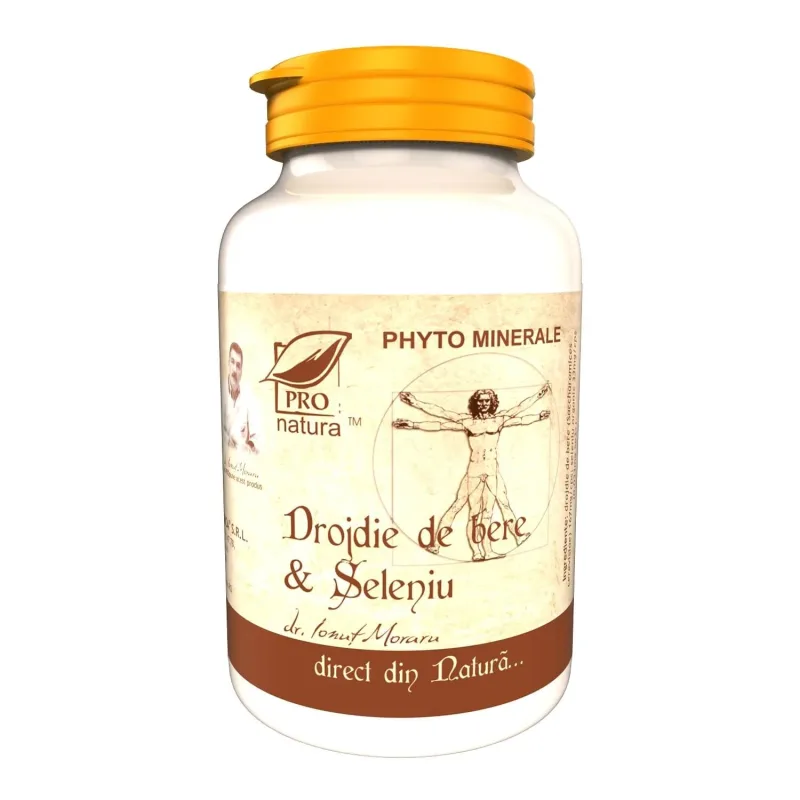 Drojdie de bere siSeleniu, 60 capsule, Pro Natura — preț și oferte